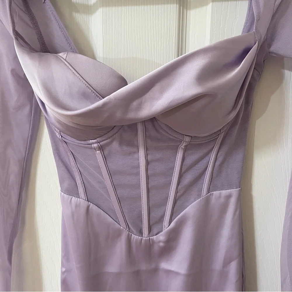 Oh Polly Lilac Dress - Picture 5 of 6